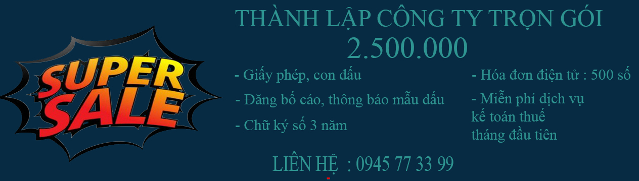 thanh lap CTY moi